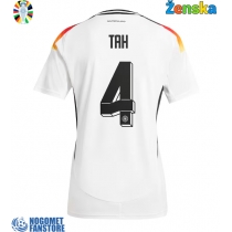 Njemačka Jonathan Tah #4 Domaci Dres za Ženska EP 2024 Kratak Rukav